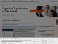 Legal Drafting Software   Solutions | Thomson Reuters