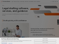 Legal Drafting Software, Services   Guidance | Thomson Reuters