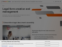 Legal Form Creation   Management Solutions | Thomson Reuters