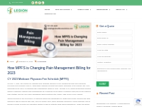 How MPFS is Changing Pain Management Billing for 2023