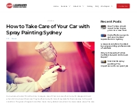 How to Take Care of Your Car with Spray Painting Sydney - Lewisham Sma