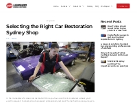 Selecting the Right Car Restoration Sydney Shop - Lewisham Smash Repai