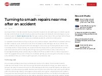 Turning to smash repairs near me after an accident - Lewisham Smash Re