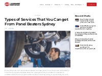 Types of Services That You Can get From Panel Beaters Sydney - Lewisha