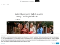 Italian Elegance in Bulk: Sourcing Luxury Clothing Wholesale   Site Ti