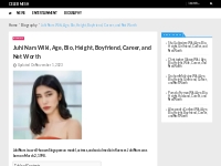 Juhi Nars Wiki, Age, Bio, Height, Boyfriend, Career, and Net Worth
