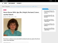 Karen Garner Wiki, Age, Bio, Height, Husband, Career, and Salary