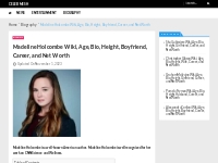 Madeline Holcombe Wiki, Age, Bio, Height, Boyfriend, and Salary