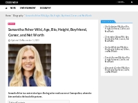 Samantha Feher Wiki, Age, Bio, Height, Boyfriend, Career, Salary