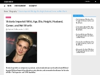 Victoria Imperioli Wiki, Age, Bio, Height, Husband, Career, and Net Wo