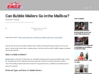 Can Bubble Mailers Go in the Mailbox? - Your Country | Eagle Country