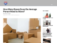 How Many Boxes Does the Average Person Need to Move? -