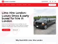 Limo Hire London | Party Bus Hire in London | Wedding Cars in London