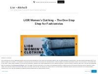 LIOR Women s Clothing   The One-Stop Shop for Fashionistas   Lior   Al