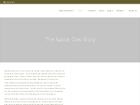 The Nàdar Oak Story - Nadar Oak