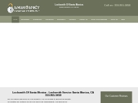 Locksmith Of Santa Monica | Locksmith Service Santa Monica, CA |310-95
