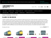 Class 31 No.31018   Locomotion Models