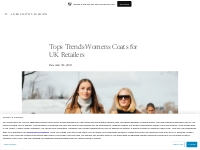 Tops Trends Womens Coats for UK Retailers   Lora Smith s Fashion