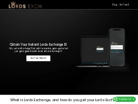 LORDSEXCHANGE | Sign up or Register With Us to Get Lords Exchange ID