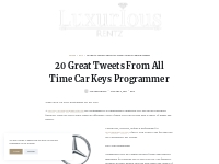 20 Great Tweets From All Time Car Keys Programmer   LuxuriousRentz