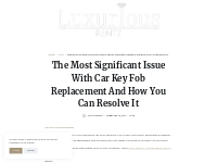 The Most Significant Issue With Car Key Fob Replacement And How You Ca