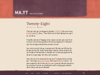 Twenty-Eight | Matt Mullenweg
