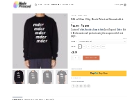 Mdcr Man City Back Printed Sweatshirt Cheap | Made Printed