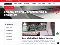  Balcony Railing Manufacturing in Bangalore
