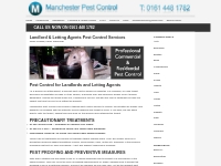 Landlord   Letting Agents - Manchester Pest Control