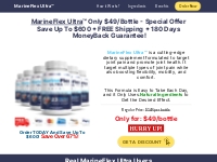 Marine Flex Ultra™ | Official US Site | Only $49/Bottle