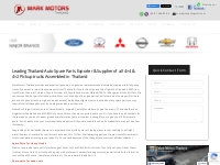   Auto spare parts exporters thailand, Ford Ranger, Toyota, Nissan, Mi