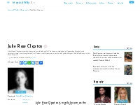 Julie Rose Clapton Bio, Age, Net Worth, Height, Weight