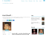 Matt Scharff Bio, Age, Parents, Net Worth, Height, Weight