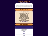 satta chart | matka chart | satta matka chart | satta chart results
