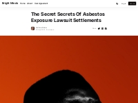 The Secret Secrets Of Asbestos Exposure Lawsuit Settlements