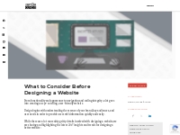 Website Design Considerations | Media Genesis » Media Genesis