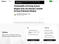 The Benefits of Driving School Regina: Why You Should Consider Driving