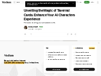 Unveiling the Magic of Tavernai Cards: Enhance Your AI Characters Expe