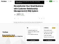 Revolutionize Your Small Business with Customer Relationship Managemen