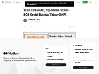 TERLENGKAP, Tlp 0898–2088–808 Kedai Bumbu Tabur GAFI | by Nopianbiano 