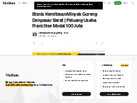 Bisnis Kemitraan Minyak Goreng Denpasar Barat | Peluang Usaha Franchis