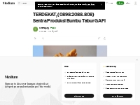 TERDEKAT, (0898.2088.808) Sentra Produksi Bumbu Tabur GAFI | by Shiemo