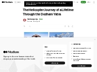 The Helicopter Journey of a Lifetime Through the Dodham Yatra | by Tec