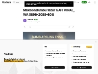 Makloon Bumbu Tabur GAFI VIRAL, WA 0898–2088–808 | by Yoni Anan | Medi