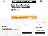 Pusat Bumbu Tabur GAFI TERLARIS, 089612821257 | by Yoni Anan | Medium