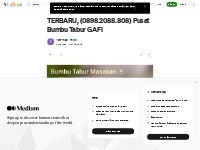 TERBARU, (0898.2088.808) Pusat Bumbu Tabur GAFI | by Yoni Anan | Mediu