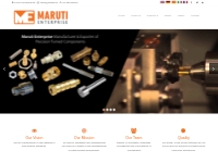 Maruti Enterprise : Manufacturers of brass turned parts to the print d