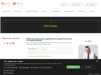   	Fees - IRCA