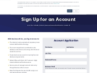 Sign Up for an Account | Business Wire
