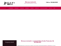 Mercury Locksmith | Locksmith Palos Verdes Peninsula, CA | 310-844-919